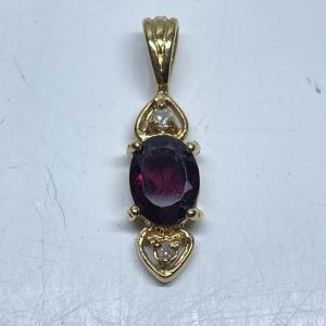 K18 ガーネットトップ