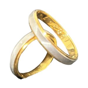 K18/Pt900コンビリングセット