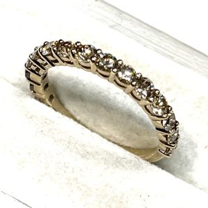 K18 18金 メレダイヤモンド付き リング