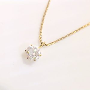 K18 18金 ダイヤモンド ネックレス