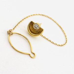 K18 メレダイヤ0.13ct付きブレスレッド