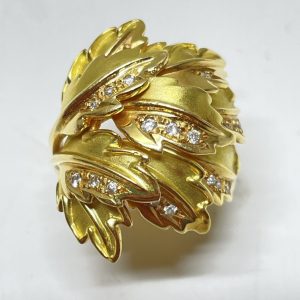 K18　メレダイヤリング