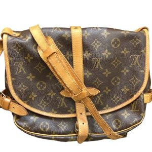 【ひび割れあり】Louis Vuitton(ルイヴィトン) ソミュール30 ショルダー