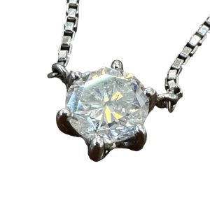 Pt900 プラチナ900 ダイヤ ネックレス