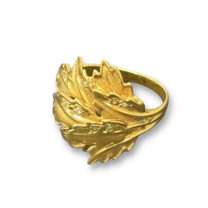 K18 18金 メレダイヤ リング