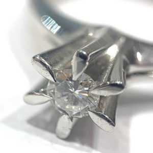 Pt900 リング メレダイヤモンド 0.19ct