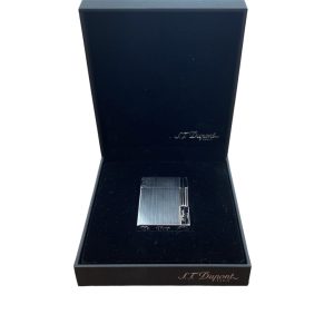 エス・テー・デュポン ギャツビー ライター 18108 ヘアライン クローム装飾 ギャッツビー フリントガスライター