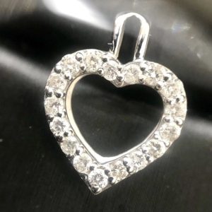 K18WG ハート トップ