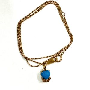 K18 ターコイズネックレス