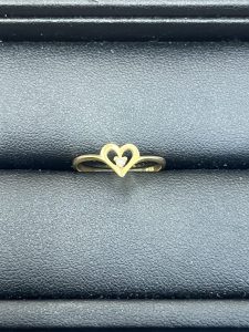 １８金メレダイヤリング