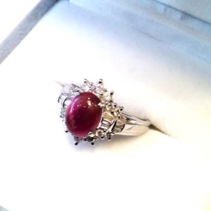 Pt900 ルビーリング