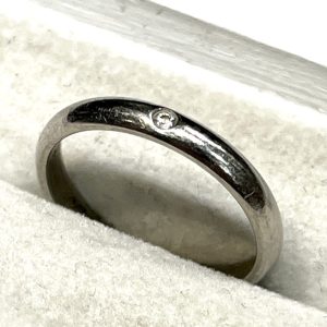 カルティエ CARTIER Pt950 ダイヤモンド付き プラチナリング