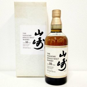 SUNTORY サントリー 山崎10年 シングルモルト ウィスキー 白ラベル