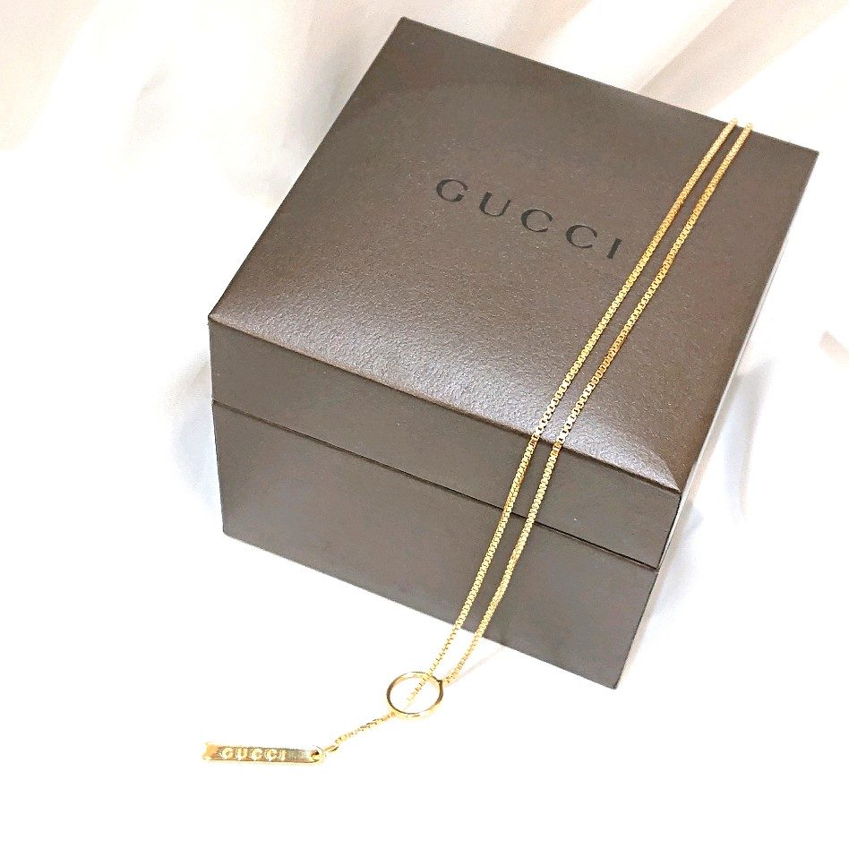GUCCI グッチ 18金 ラリアットネックレスの買取実績 | 買取専門店さすがや