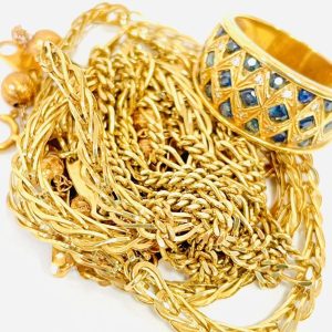 K18 サファイア ネックレス リング ジュエリーアクセサリーおまとめ