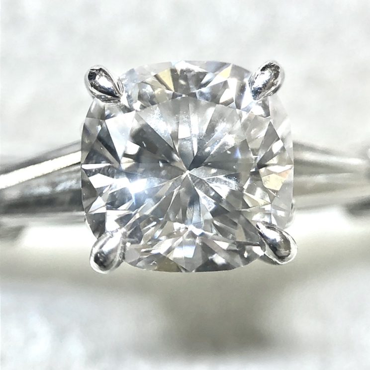 Pt900 1.02ct ダイヤモンドリング