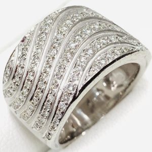 Pt850 メレダイヤモンド プラチナリング