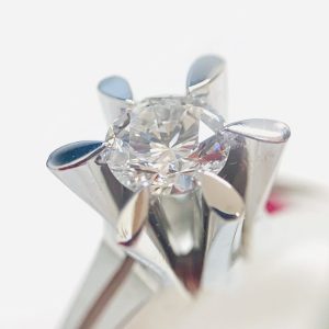 Pt900 ダイヤモンド 0.57Ct リング
