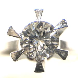 Pt900 ダイヤモンド リング