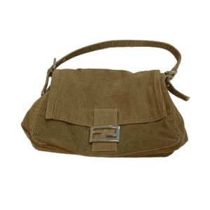 FENDI コーデュロイ ハンドバッグ