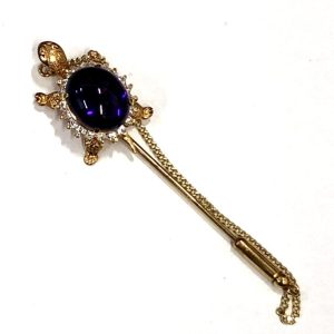 K18 かめモチーフブローチ　アメジスト＆メレダイヤ