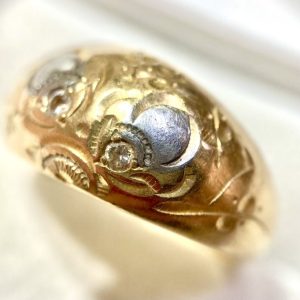 K18/Pt850 18金 プラチナ850 コンビリング