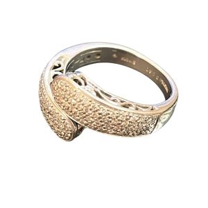 K18WG メレダイヤ リング