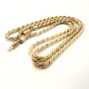 K18 Pt850 コンビ ネックレス