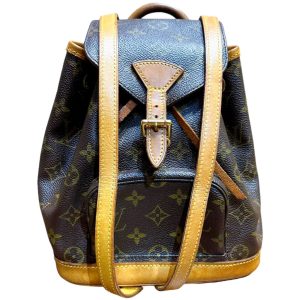 (ヌメ革割れ) Louis Vuitton(ルイ ヴィトン) モンスリPM