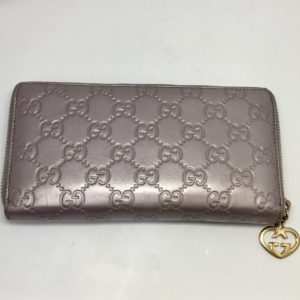 GUCCI/グッチシマラウンドファスナー長財布