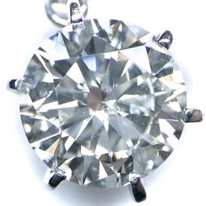 Pt850 2.01ct ダイヤモンド ネックレス