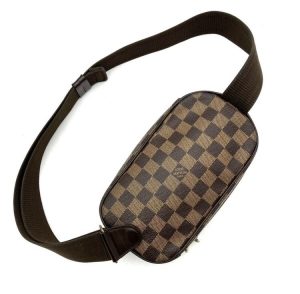 ルイヴィトン Louis Vuitton ダミエ エベヌ ポシェットガンジュ