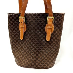 CELINE セリーヌ マカダム柄 ハンドバッグ