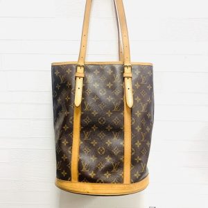 ルイヴィトン Louis Vuitton モノグラム バケット GM バッグ
