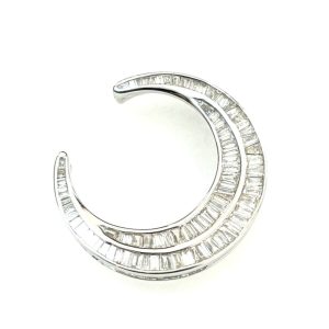 K18WG メレダイヤ付き ネックレストップ