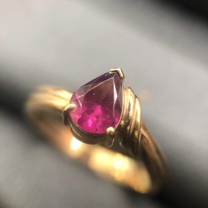 k18ルビー付きリング