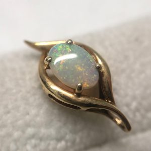 K18メキシコオパール ペンダントトップ