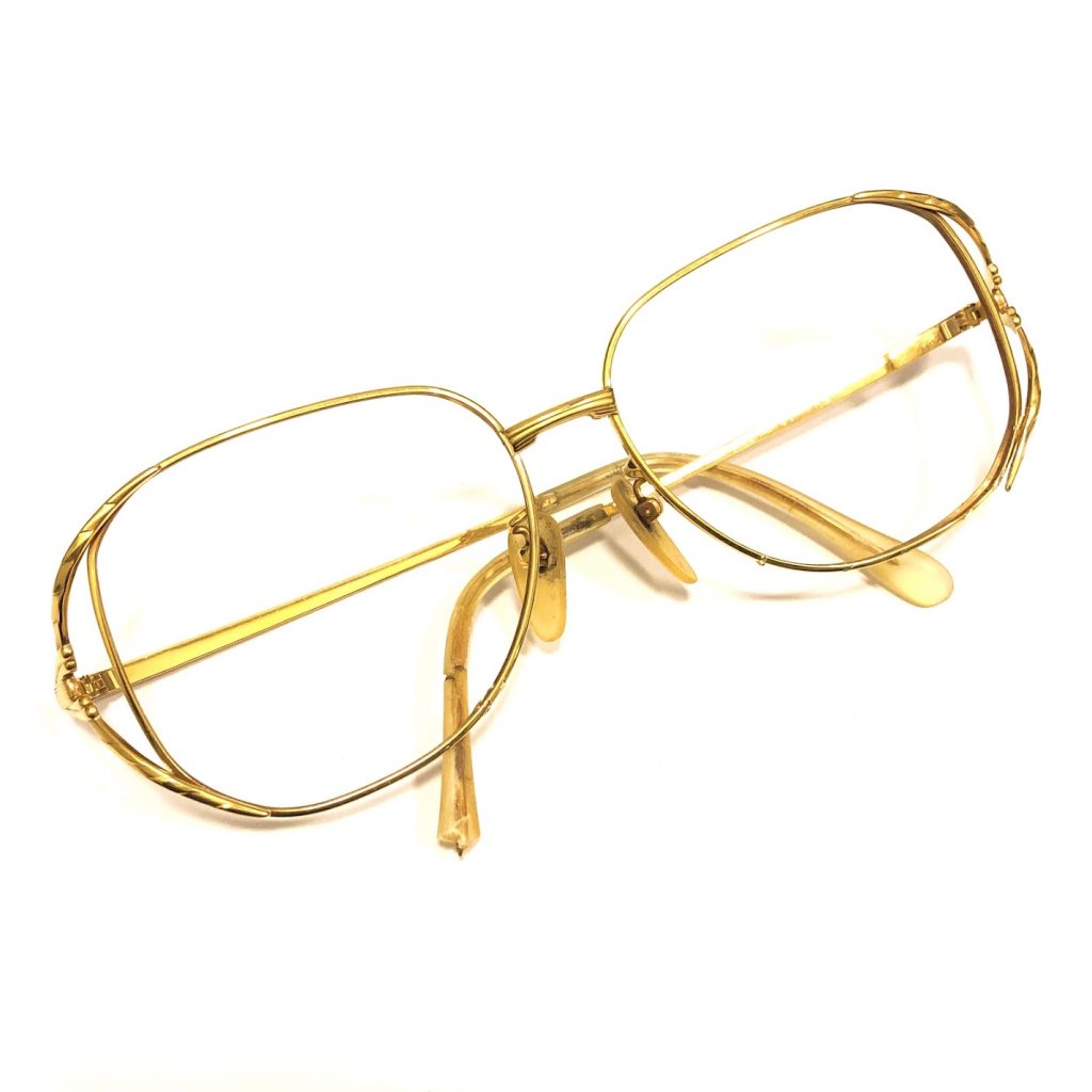 K18 18金 メガネ 眼鏡 フレーム