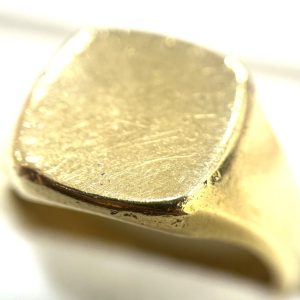 K18 18金 印台リング