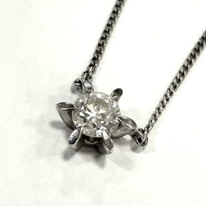 Pt850 ダイヤモンド 0.7ct ネックレス