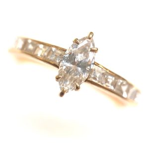 Pt850 ダイヤモンド 0.47ct リング