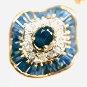 K18 サファイア ネックレストップ