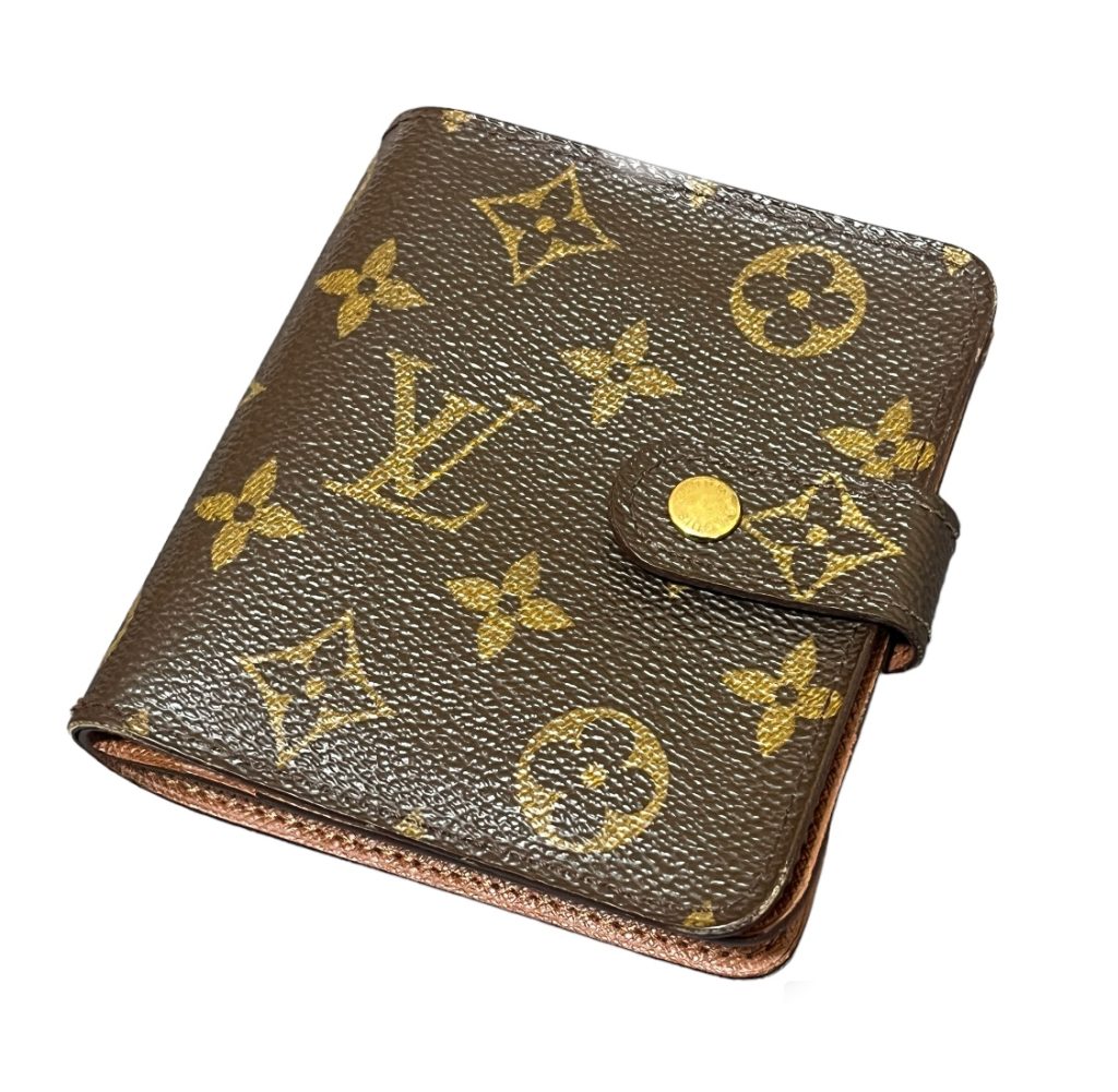 Louis Vuitton ルイヴィトン コンパクトジップ モノグラム 財布 ウォレット