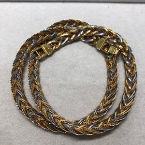 Pt850/K18 コンビネックレス