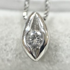 Pt850 ダイヤモンド ネックレス