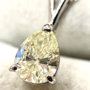Pt850 1.37ct ダイヤモンド ネックレス