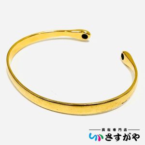 18金 ダイヤモンド バングル ブレスレット K18 750