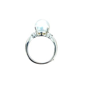 Pt900　メレダイヤ付きリング