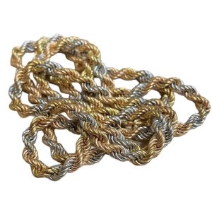 K18/Pt850(18金/プラチナ) コンビネックレス