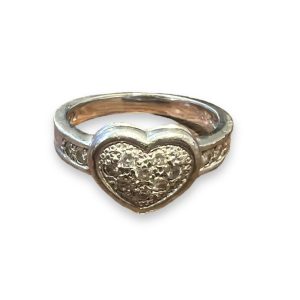 K18WG メレダイヤ付きリング 0.2ct 18金ホワイトゴールド 指輪